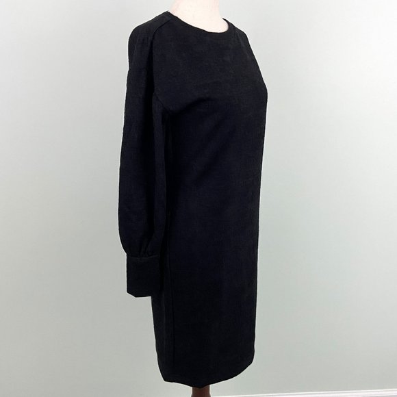 🌸SOLD🌸 NWT Walter Baker | Black Chenille Rib Knit Sweater Dress XS - Picture 8 of 11